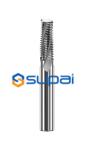 Solid Carbide Thread End Mill 65hrc Customize ISO Metric Three-Teeth CNC For