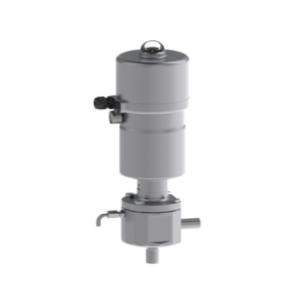 China Industrial Pneumatic Control Valve PN 10 Pressure Without Lining Compact Structure on sale