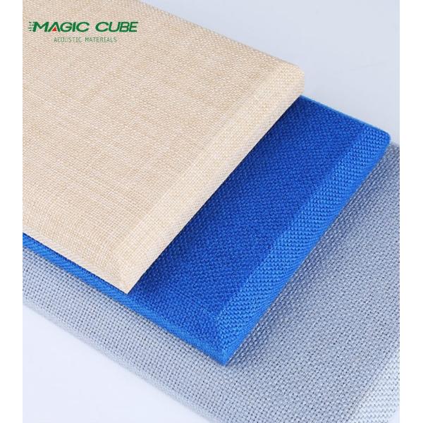 Soundproof Fabric Wrapped Acoustic Panel For Modern Design Wall Decoration