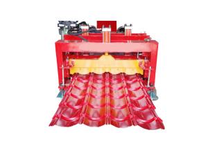 Roofing Step Tile Roll Forming Machine Size 6.5*1.5*1.5m Productivity 1-4 M/Min