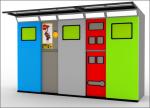 University Multi-Container Waste And Garbage Reverse Recycling Vending Machine