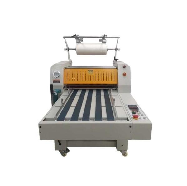 Quality 4300W Film Roll Laminating Machine Double Sides Paper Lamination Machine Max Width 520MM for sale