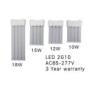 high power 18W 2G10 led PL light 2000LM 2G10 led lamp with 2835 led AC85-277V
