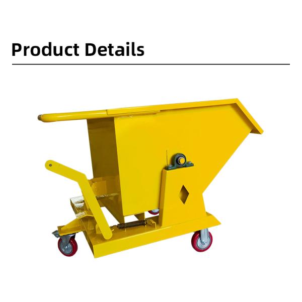Mobile Self Tipping Hopper For Construction Mining Waste Management