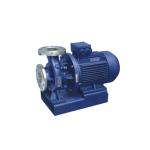 ISW horizontal end suction pump single stage pipeline monoblock motor pump