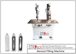 China Electronic Control Aerosol Filling Machine , Bag On Valve Filling Machine on sale