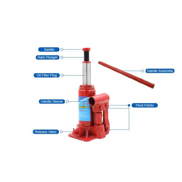 Small Mechanical Heavy Duty Hydraulic Jacks 2T - 100T Capacity Range Bottle Jack Hydralic Jack