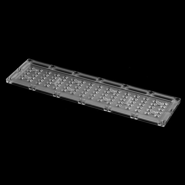 Quality Customized Rectangle LED Lighting Lens For Street Flood Lighting for sale