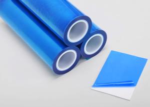 Customized Size Surface Protection Tape Blue Color With Plastic Core