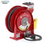 Electric Spring Driven Cord Retractable Hose Reel 45 Feet Of 12/3 Cord GFCI Dual