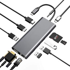 Loop Out USB C Type C Hub With High Definition 4K 60Hz HDMI Video Capture Card