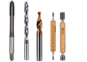 China Straight Flute ALSIN Coating M8×1.25 Tap Drill Bit Set Thread Tapping Set on sale