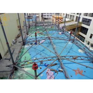 Restaurant Structure 3000N PVDF Tensile Roof Canopy