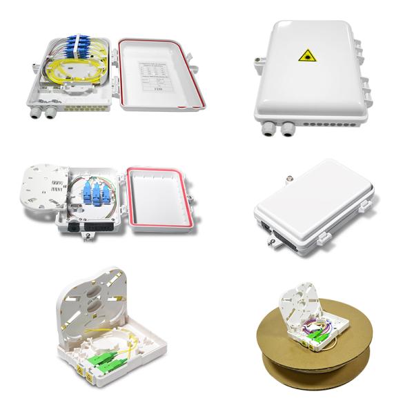 factory supply outdoor waterproof ftth termination box 16 ports IP65 PC+ABS
