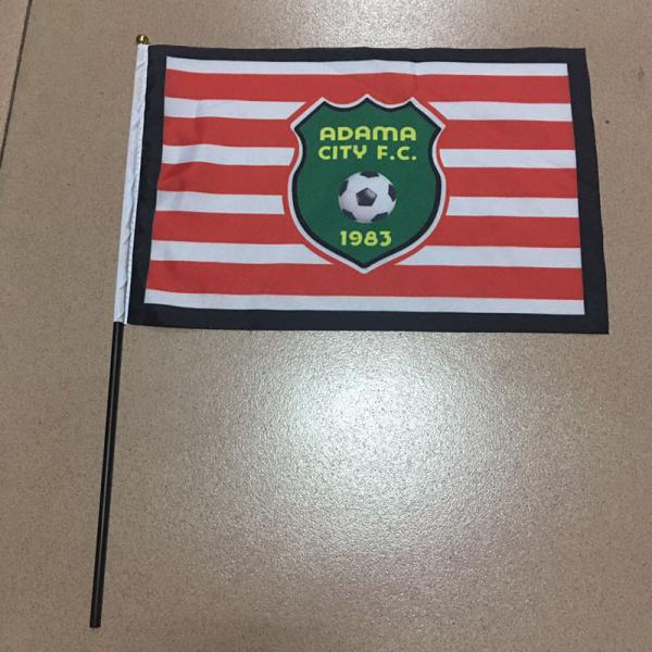 Quality Mini National Custom Hand Waver Flags Polyester  TUV Certification for sale