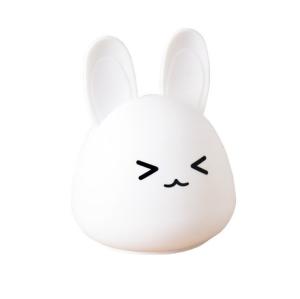 China Desk Silicone Night Lights Led Lamp Rabbit Carton Led Touch Desk Lamp 80mA on sale