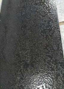 Nero Angola Black Polished Granite Tiles Sawn Flamed French Pattern Skirting