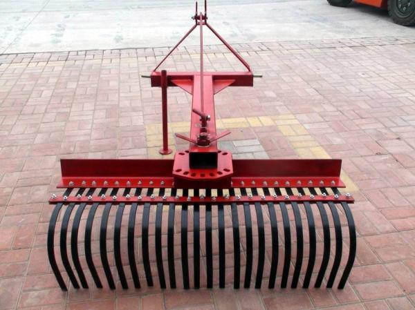 Quality land scraper rake/rock rake/root rake for sale