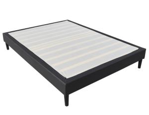 Simple Design Upholstered Platform Bed Frame Strong Structure 203x152cm
