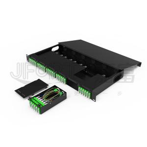 Buy cheap High-density Modular Chassis For LC Quadruple Adapter MPO SM SL 144-core MPO-LC Patch Panel Fusion-free Module Box product
