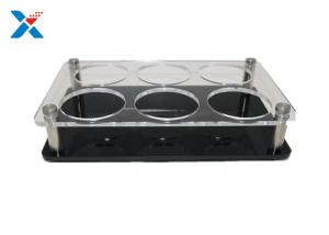 Buy cheap Transparent Acrylic Display Stands Acrylic Cup Holder Silk Screen Printing product