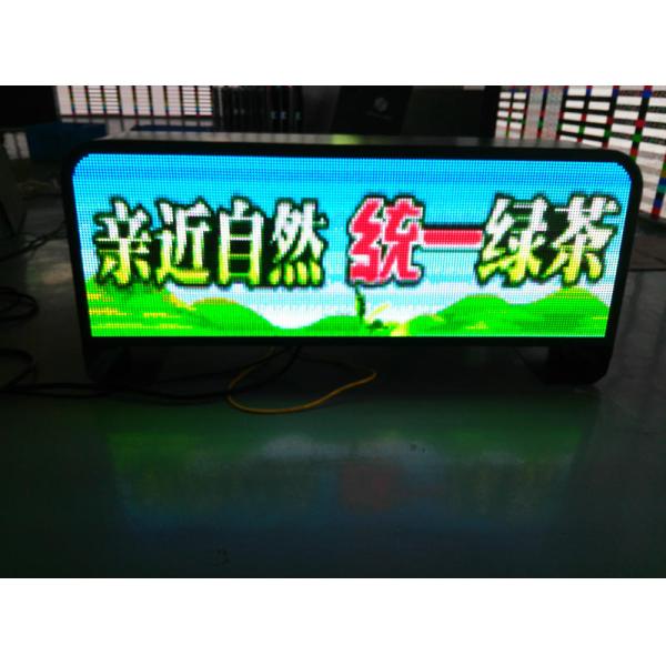 High Brightness Taxi Top Led Display , Led Taxi Top Advertising Signs With 3G/4G Control