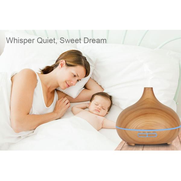 PSE Cool Mist Wood Aromatherapy Diffuser Color Changing Essential Oil Diffuser