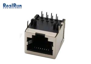 Buy cheap 1.5AMP PBT Rj45 Shielded Modular Plug 10P8C Female Socket product