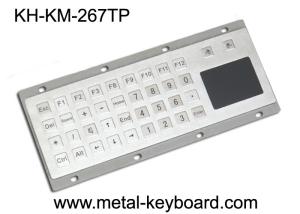China Industrial Metal Panel Mount Keyboard with Touch pad , Ruggedized Keyboard on sale