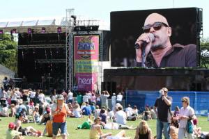 China Stage Outdoor LED Screen Rental , Large LED Display Panels Advertising Hire For Events on sale