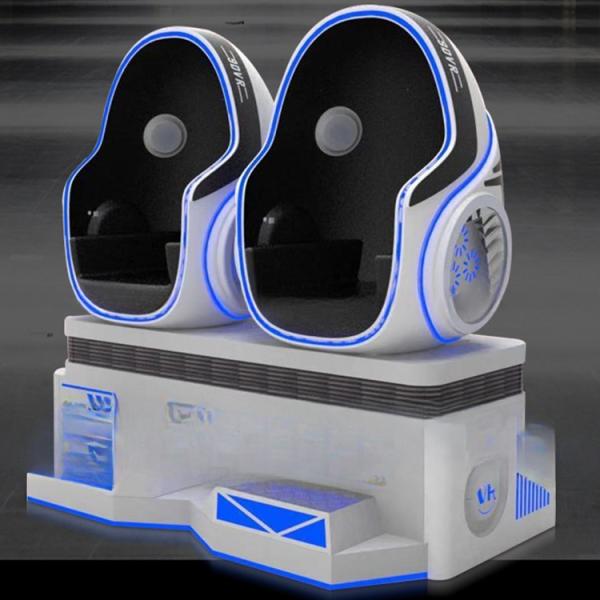 2022 Simulator virtual reality 9d vr egg cinema with 2 players for shopping mall