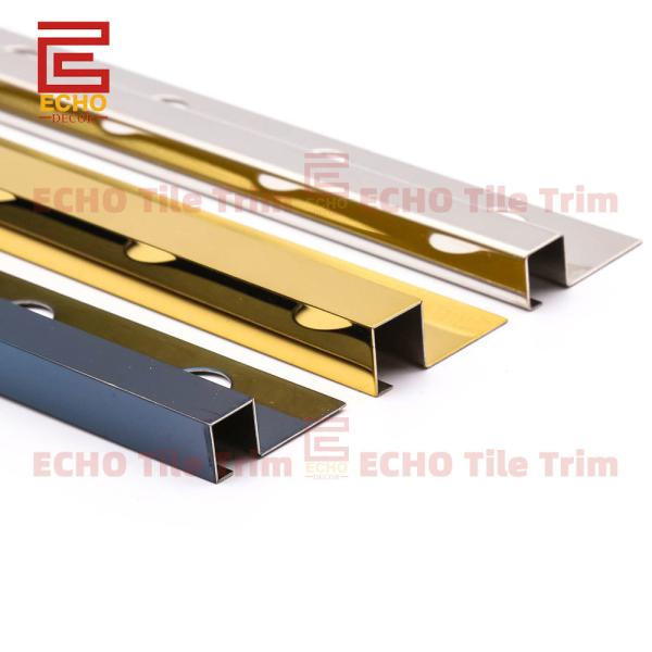 Black Stainless Steel Tile Trim S Square Ceramic Tile Edge Trim