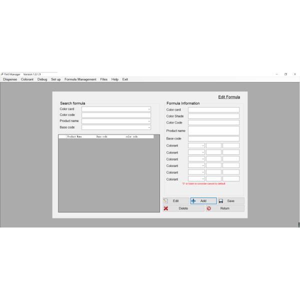 150W Emulsion Paint Tinter Equipment Computerized Color Mixing Machine