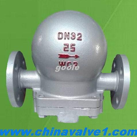 Quality Stainless Steel Cast steel Ball Float Steam Trap with flange,WCB for sale