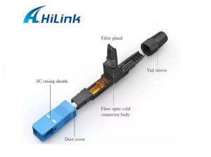 Buy cheap Single Mode WDM Fiber Optic Wdm FTTH SC APC UPC Connector High Precision Alignment product