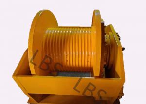 Buy cheap LBS Hydraulic Drive Tower Crane Winch Yellow For Lifting Object product