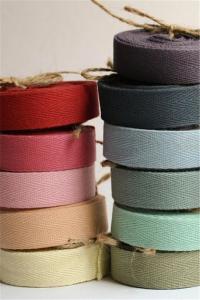 Buy cheap Multi Color Printed Cotton Ribbon Double Face Style Environmentally Friendly product