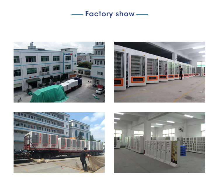 Self Service Automatic Locker Vending Machine With 4℃ Cooling Refrigeration