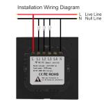 Wireless Wifi Touch switch 220v Wall Light Switch EU standard home automation