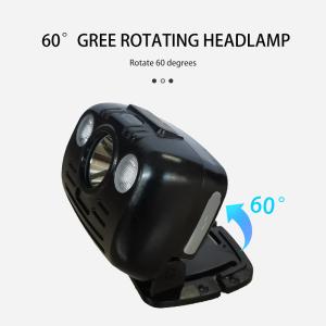 Buy cheap 2.2ah 3.7 Volt Li Ion Battery Rechargeable Head Torch Colorful Display product