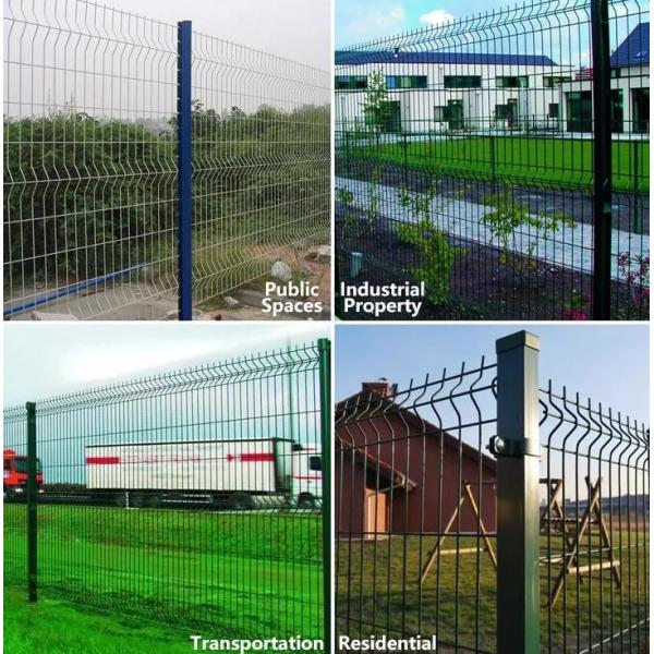 50x100mm Galvanized 3d Curved Metal Garden Fencing Corrosion Resistance