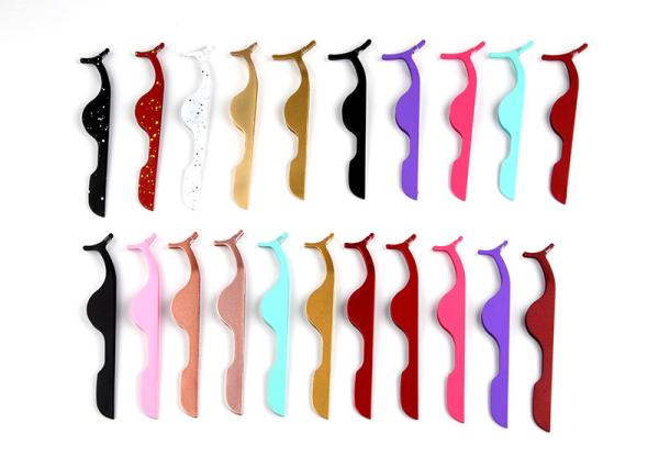 Quality Rustproof Lash Volume Tweezers , OEM Strip Eyelash Tweezers for sale