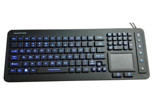 Quality 100 % Washable Silicone Multi Touch Keyboard , Industrial Capacitive Touch Keyboard for sale