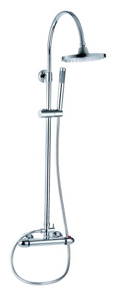 Quality Modern Thermostatic Shower Taps Polished Brass Material for sale