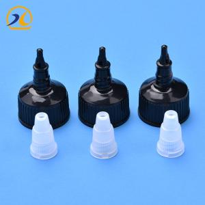 China 20mm Polypropylene Lid , Ribbed Closure Squeeze Bottle Cap on sale