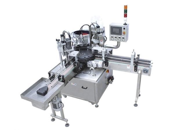 40b/min PLC Liquid Filling Capping Machine Rotary , 40bpm Plastic Bottle Capping