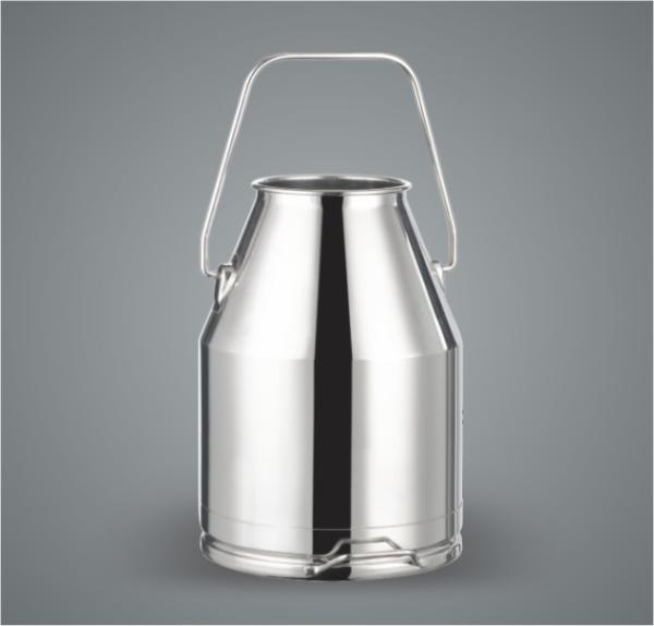 Quality Custom Dairy Stainless Steel Milking Machine Bucket With Long Handles for sale