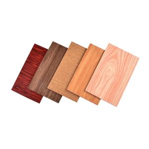 Heatproof Wooden Texture ACP Sheet , Durable Wood Finish Aluminium Composite Panel