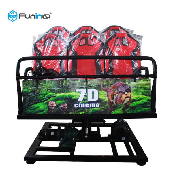 Quality Dual Projection 7D Movie Theater , Dynamic 5d 9d 12d Cinema With 8 9 12 Seats for sale