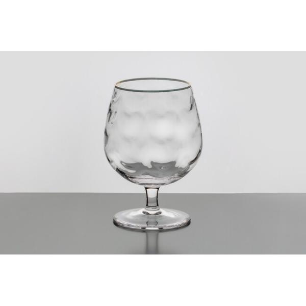 16 Ounces Hand Blown Glass Drinking Goblets Hammered Unusual Crystal Cognac Glasses
